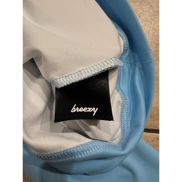 Breezy Golf Shirt Mens XL Blue 1/4 Zip Pull Over Long Sleeve Bob Does Sports - Picture 6 of 8